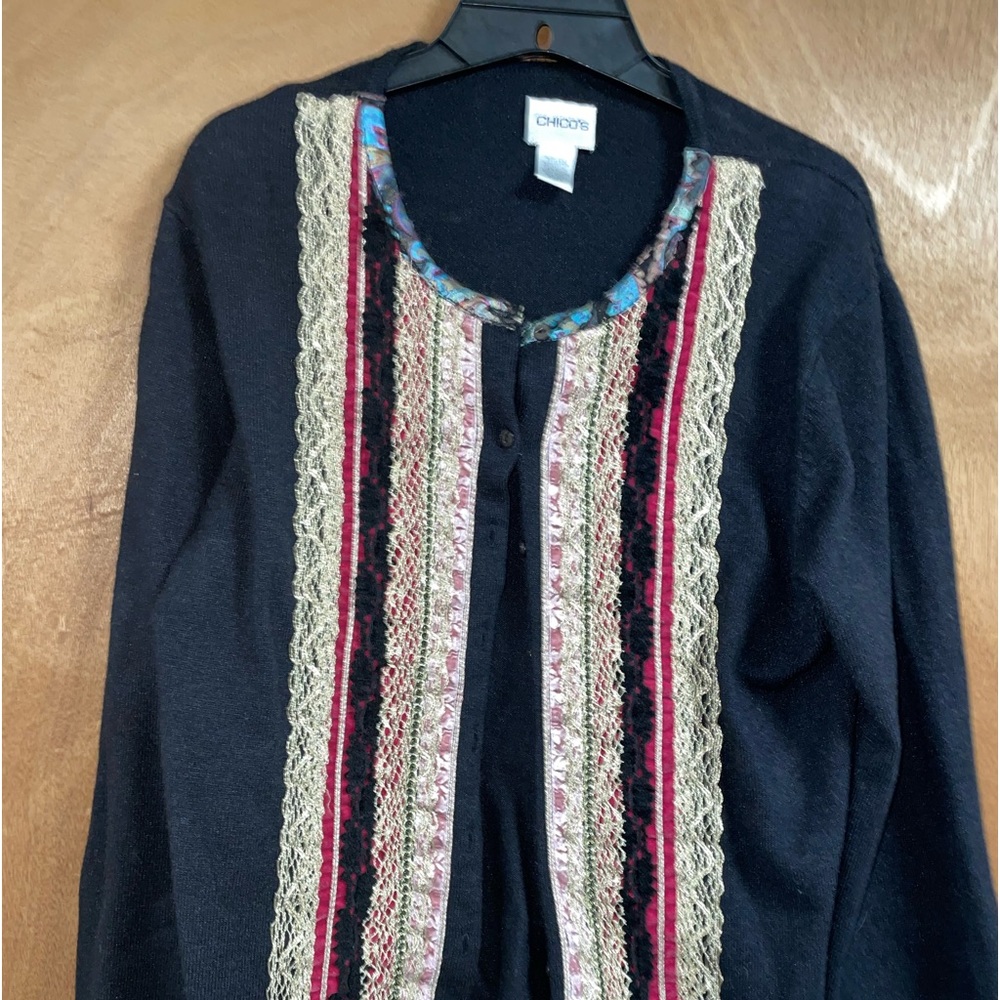 Chico’s Size 2 - Embellished Cardigan Sweater
PRICE  DROP